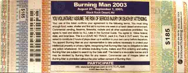 2003 ticket back