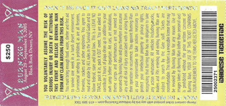 2005 ticket back